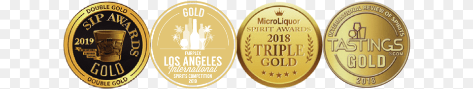 Ghost Hill Bourbon Medals 17 Coin, Gold, Money Png