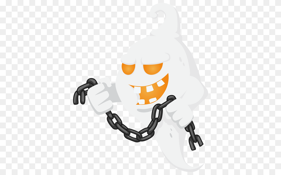 Ghost Holding Chain Halloween, Electronics, Hardware, Person, Stencil Png