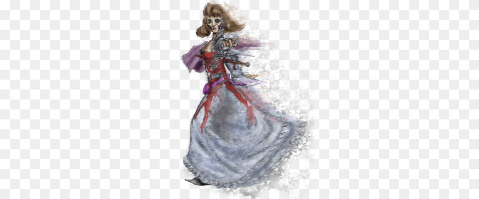 Ghost Illustration, Clothing, Dress, Formal Wear, Gown Free Transparent Png