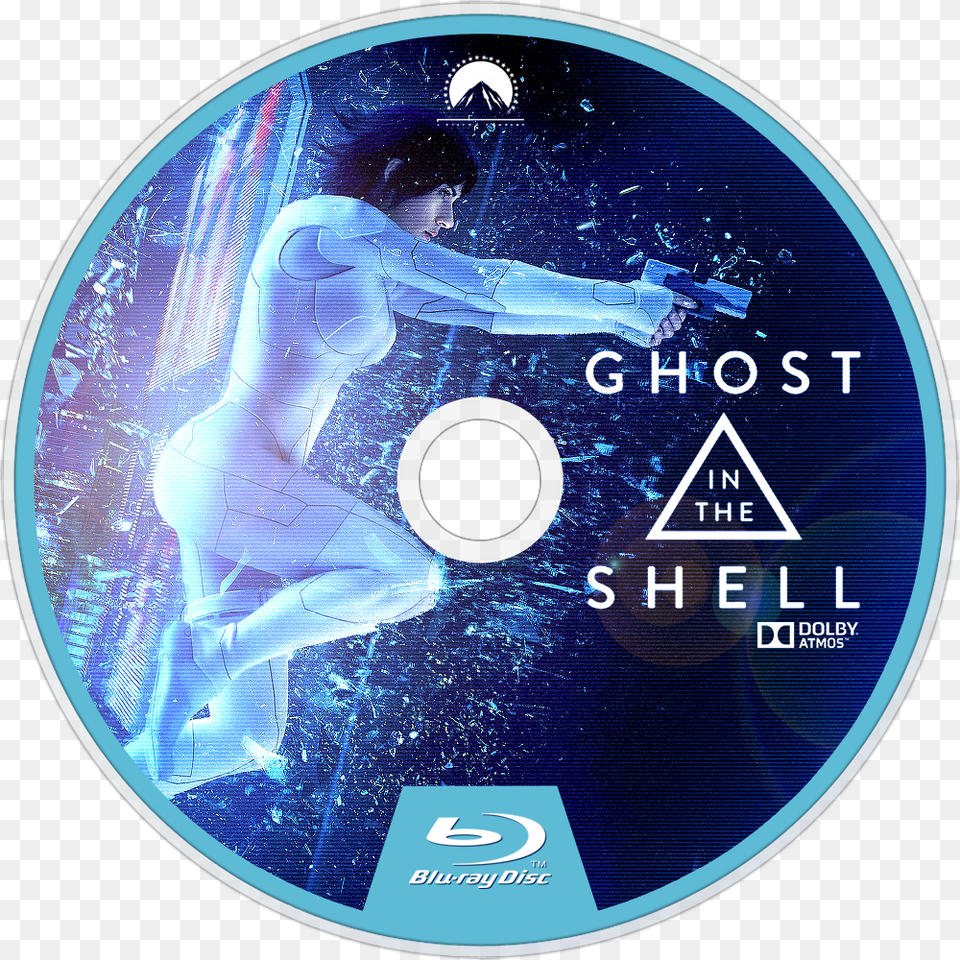 Ghost In The Shell Ghost In The Shell Bluray Disc, Disk, Dvd, Adult, Female Free Png Download