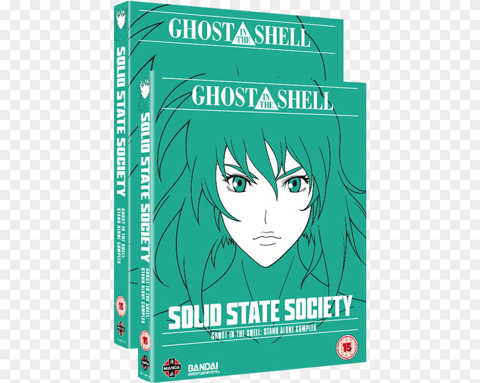 Ghost In The Shell Ghost In The Shell Sac Solid State Society Blu Ray, Book, Comics, Publication, Face Free Transparent Png