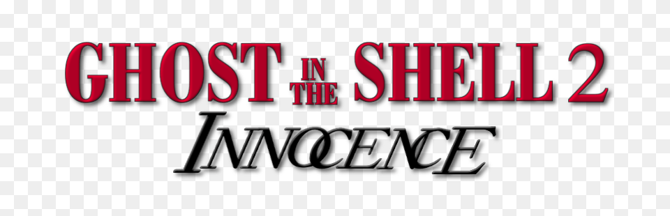 Ghost In The Shell Innocence Logo, Text, Book, Publication Png Image
