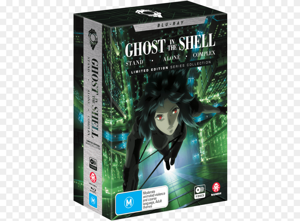 Ghost In The Shell Stand Alone Complex Complete Series, Book, Publication, Adult, Person Png