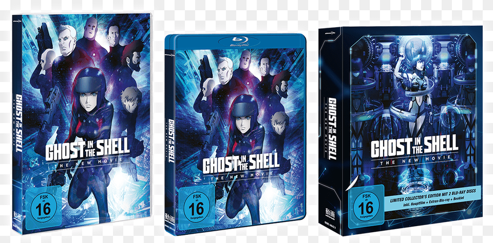 Ghost In The Shell The New Movie Download Ghost In The Shell The New Movie Limited Edition, Advertisement, Book, Publication, Poster Png