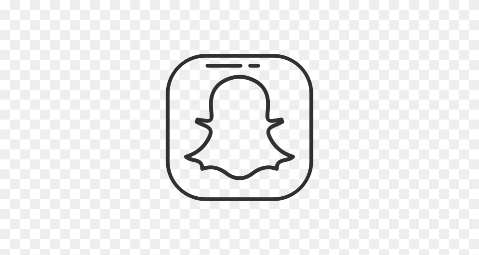 Ghost Label Logo Snapchat Icon Png