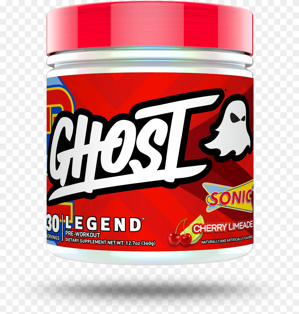 Ghost Legend X Sonic Sonic Cherry Limeade Ghost, Jar, Can, Tin Png
