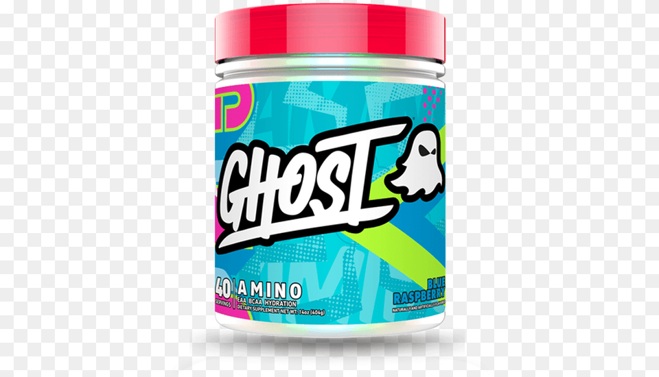 Ghost Lifestyle Amino V2 Blue Raspberry Metal, Can, Tin, Gum Png Image