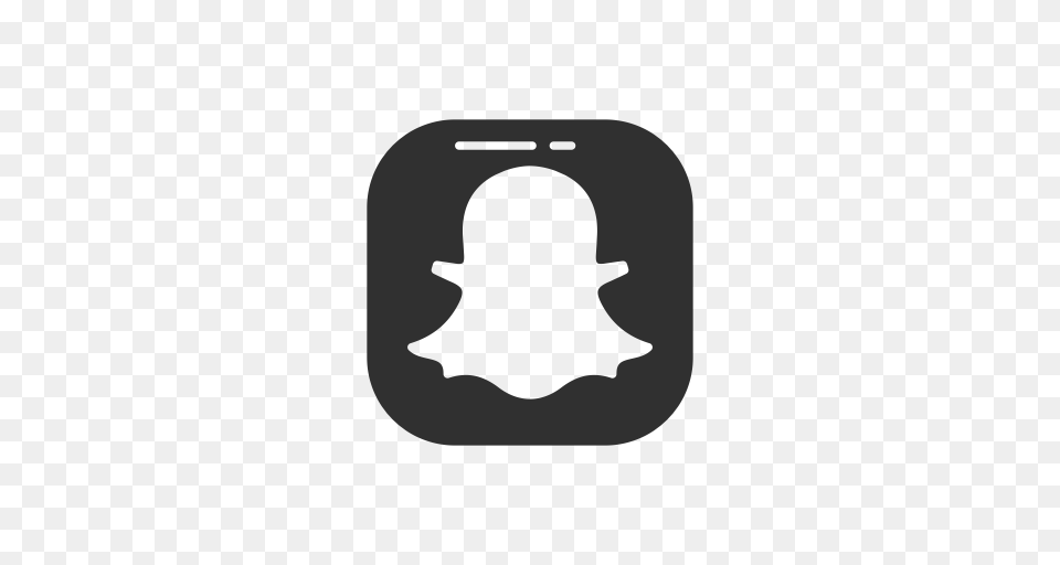 Ghost Logo Snapchat Snapchat Logo Icon Ghost Icon Soul Icon, Silhouette, Electronics, Phone, Mobile Phone Free Png Download