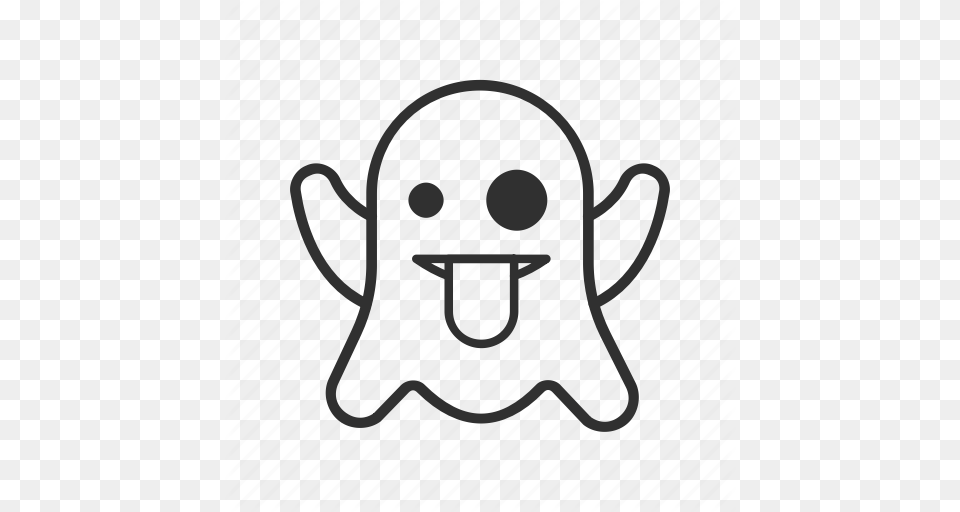 Ghost Monster Snapchat Spirit Teasing Ghost Tongue Tongue, Bag, Gate Free Png