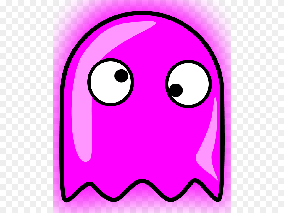 Ghost Pinky Pac Man, Purple, Clothing, Hat, Cap Free Transparent Png