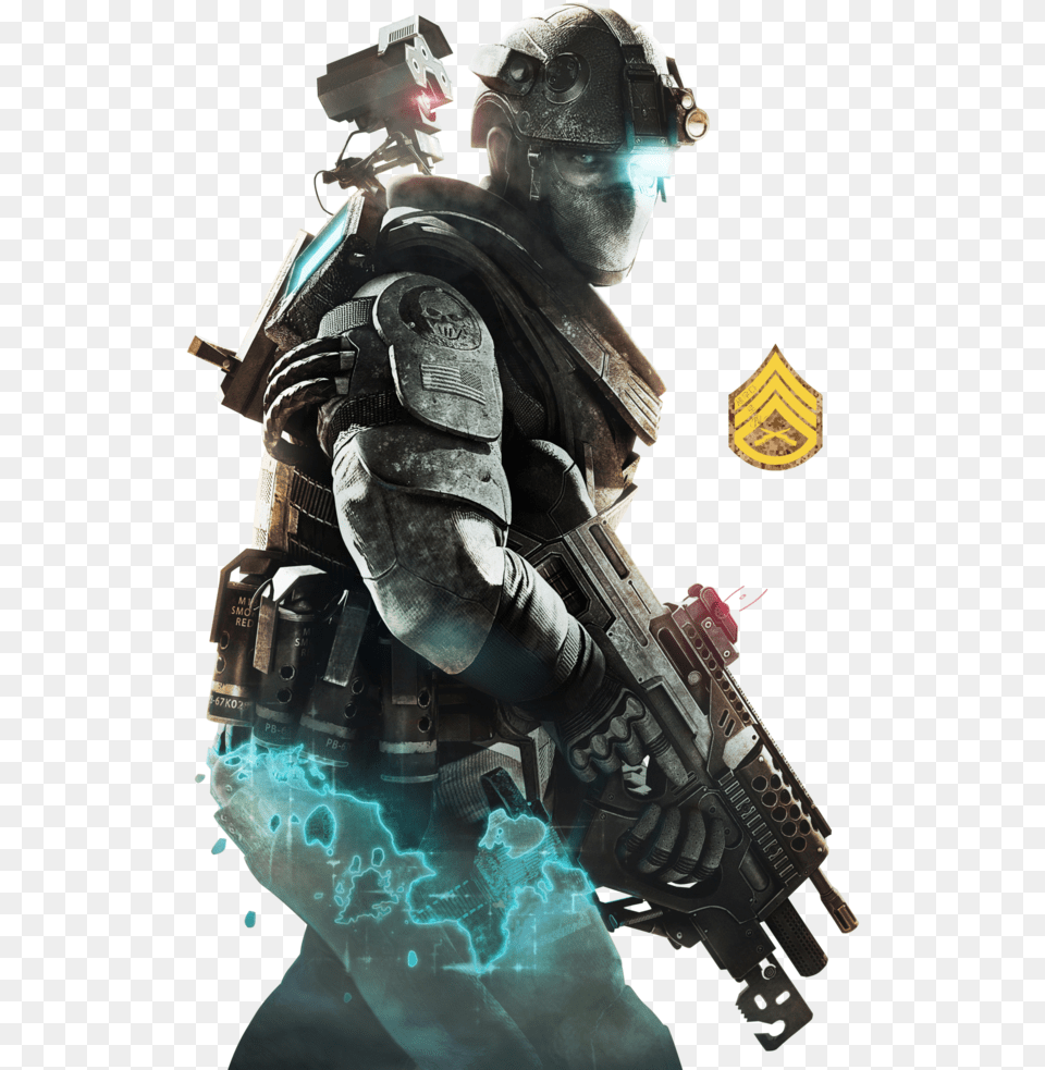 Ghost Recon Future Soldier, Adult, Helmet, Male, Man Png Image