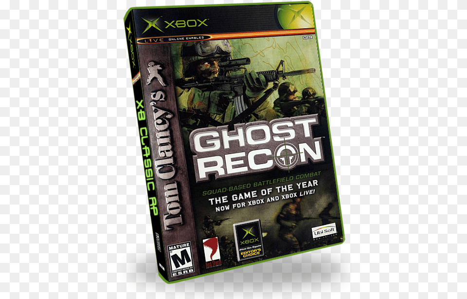 Ghost Recon Tom Clancy39s Ghost Recon Island Thunder Xbox Game, Gun, Weapon, Person, Book Free Png