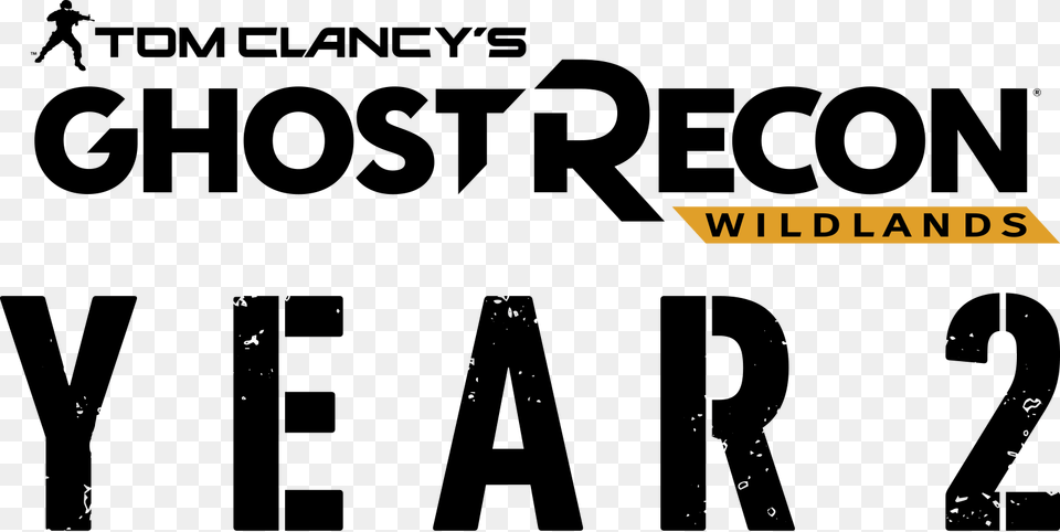 Ghost Recon Wildlands Year 2 Logo, Text, Person, Symbol, Number Free Png Download