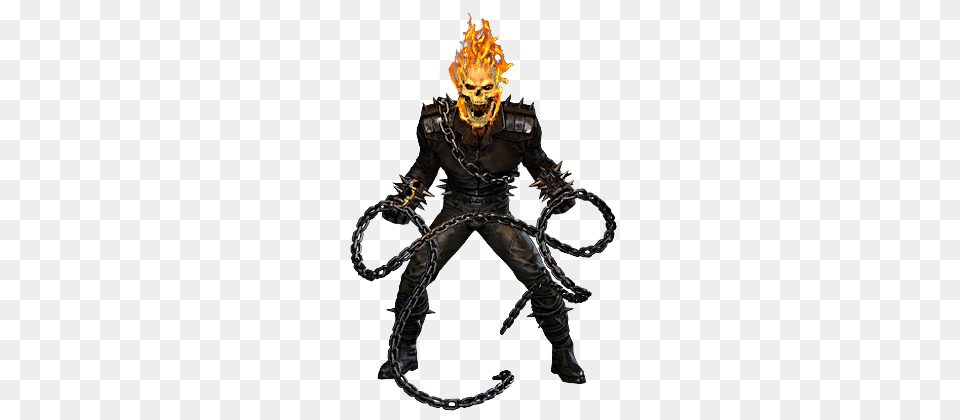 Ghost Rider, Fire, Flame, Adult, Female Free Png