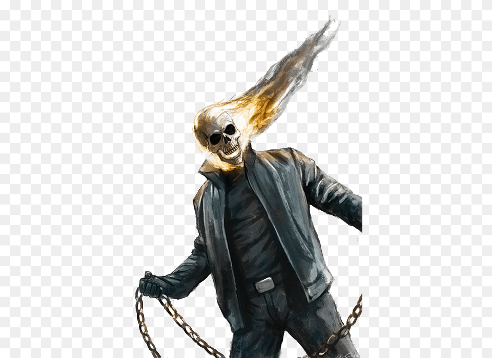 Ghost Rider Clipart Cute Ghost Rider Blackheart, Clothing, Coat, Jacket, Adult Png