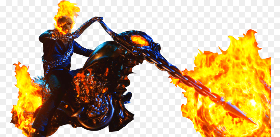 Ghost Rider Face Clipart Ghost Rider, Fire, Flame, Adult, Female Png Image