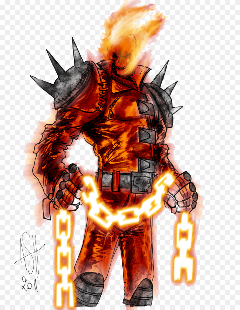 Ghost Rider Face Hq Ghost Rider Face, Adult, Male, Man, Person Free Transparent Png