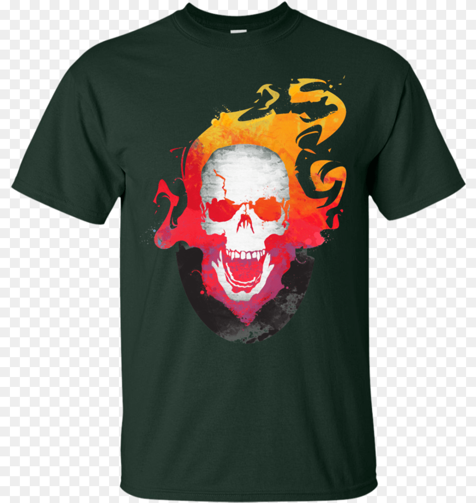 Ghost Rider Ghostrider T Shirt Amp Hoodie Ricks Gym Rick And Morty, Clothing, T-shirt, Person, Face Free Png