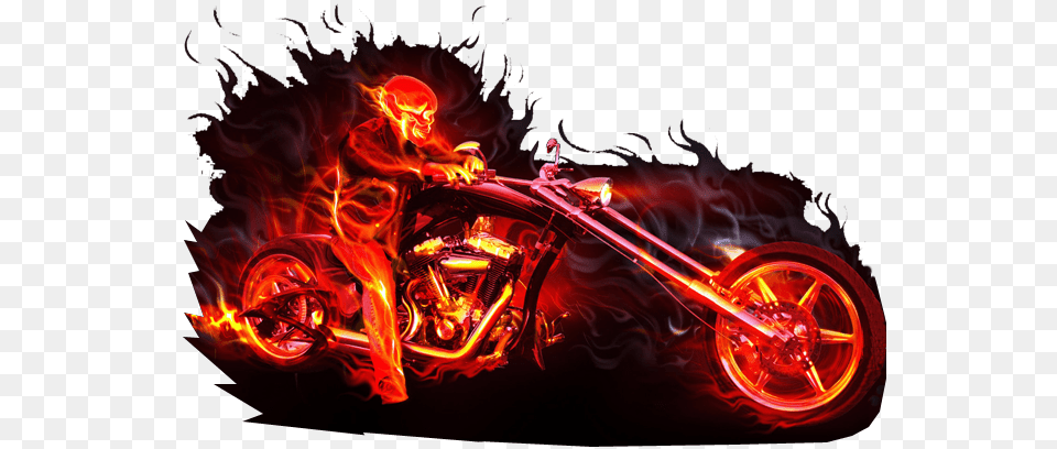 Ghost Rider Image Ghost Rider Fire Bike, Art, Graphics, Motorcycle, Transportation Free Transparent Png