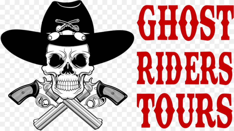 Ghost Riders Tours Logo Skull, Hat, Clothing, Person, Baby Free Png Download