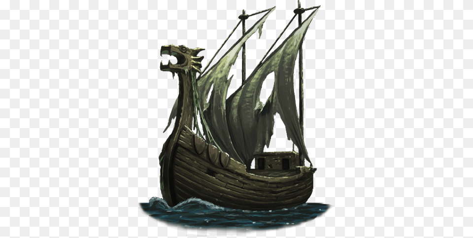 Ghost Ship Caravel, Boat, Sailboat, Transportation, Vehicle Png Image