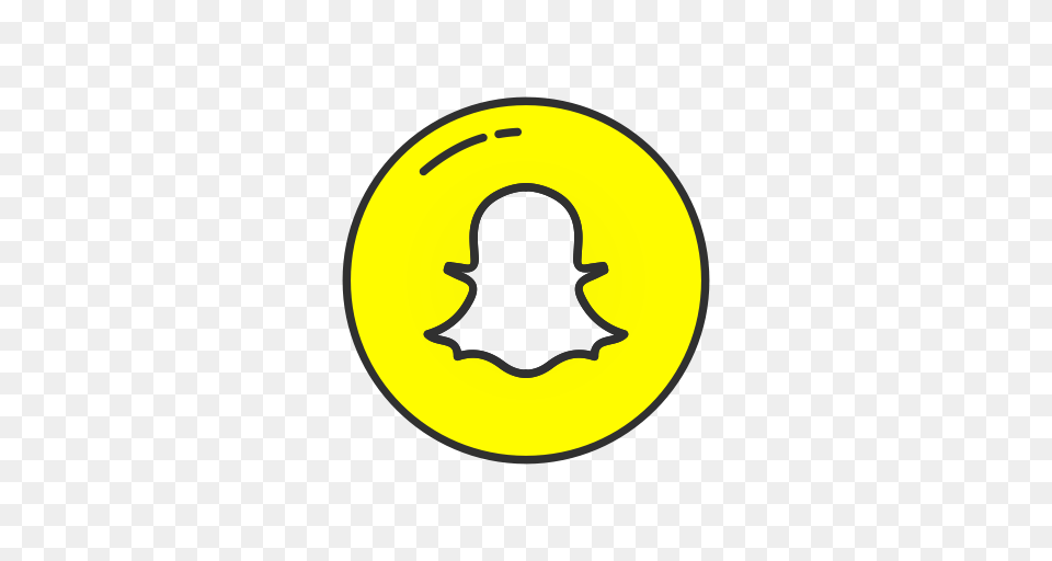 Ghost Snapchat Logo Icon, Symbol, Astronomy, Moon, Nature Png Image