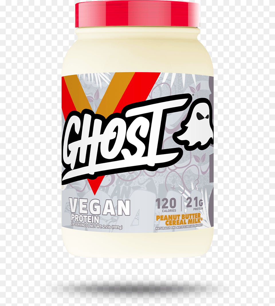 Ghost Vegan Protein Banana Pancake Batter Skim Milk, Jar, Food, Mayonnaise, Can Free Png Download