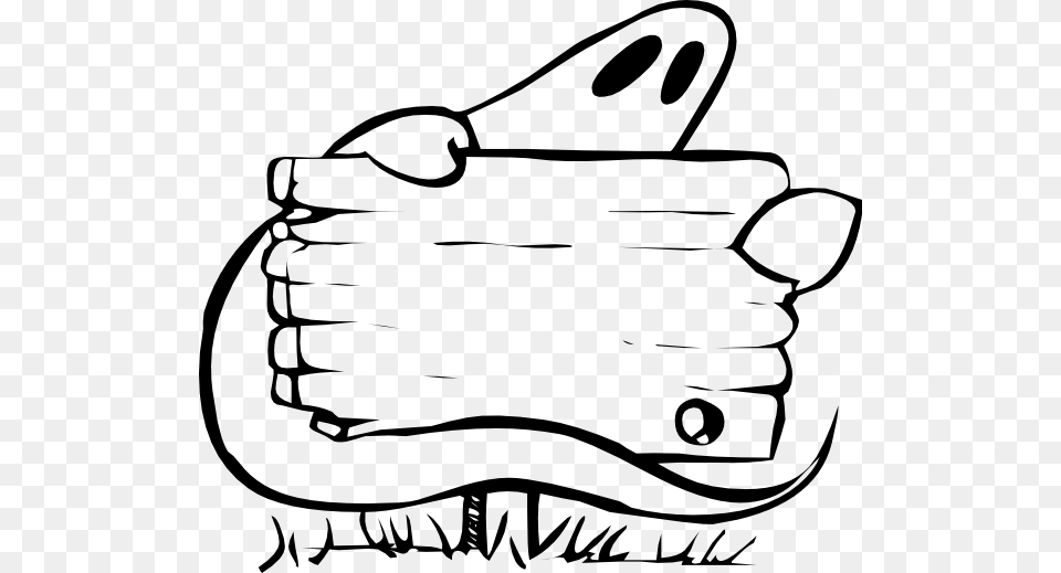 Ghost With Sign Clip Art Vector, Drawing, Text, Plant, Lawn Mower Png Image