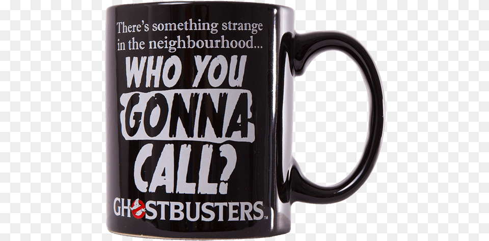Ghostbusters 330ml Black Coffee Mug, Cup, Beverage, Coffee Cup Free Png Download