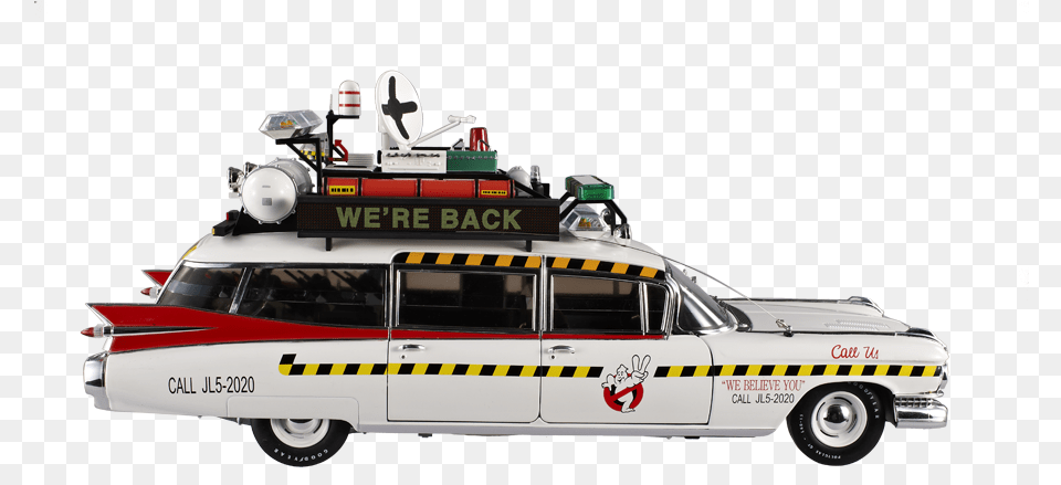 Ghostbusters Ecto 1, Transportation, Van, Vehicle, Ambulance Free Transparent Png