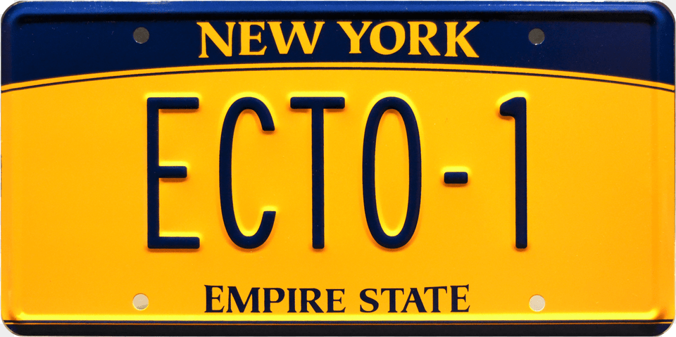 Ghostbusters Ecto 1 License Plate, License Plate, Transportation, Vehicle Png Image