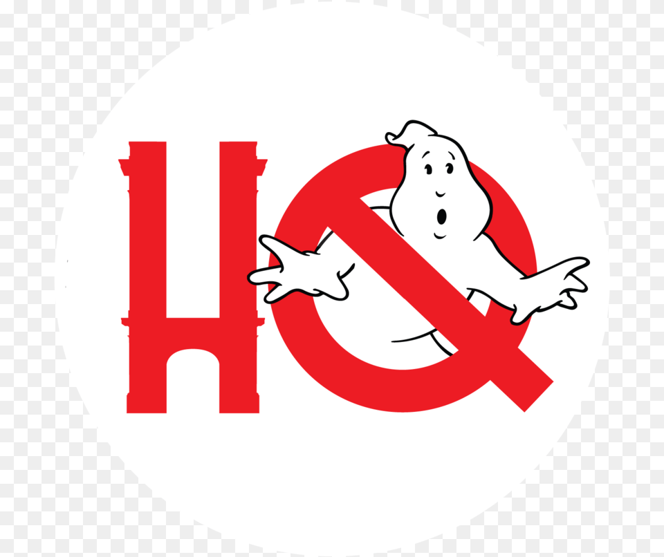 Ghostbusters Hq Logo Round Ghost Buster Logo Free Png Download