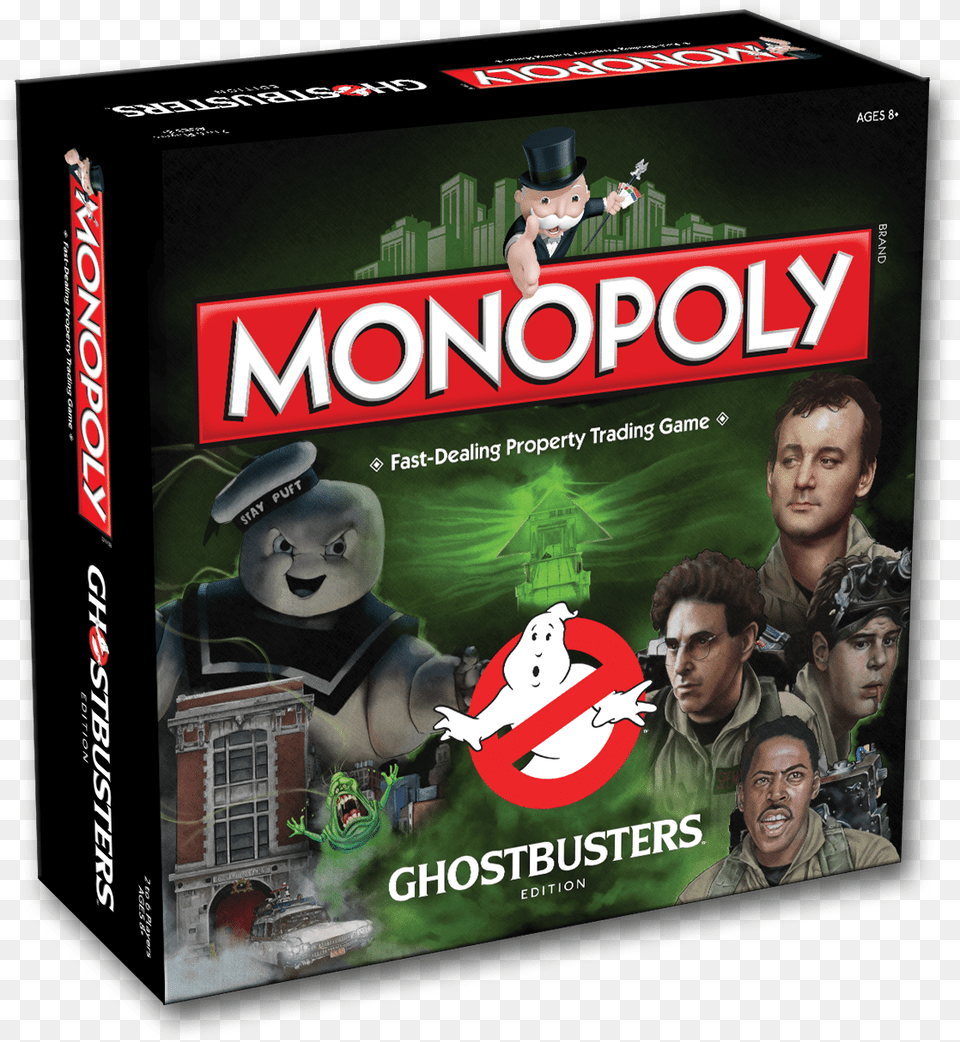 Ghostbusters Monopoly Ghostbusters Monopoly, Adult, Male, Man, Person Free Png