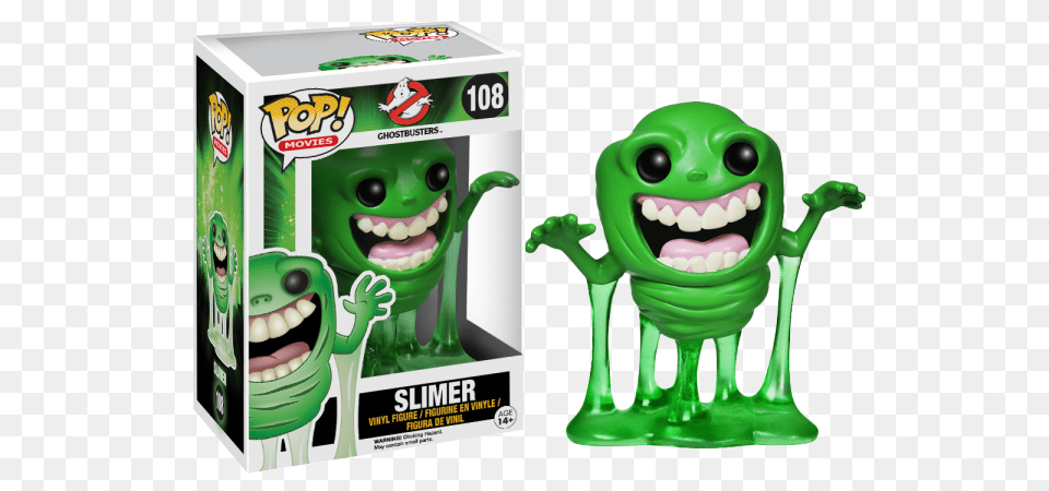 Ghostbusters Slimer Vinyl Toy Funko Pop Ghostbusters Slimer, Green, Alien, Animal, Dinosaur Free Png