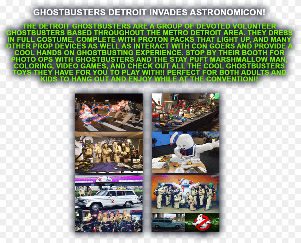 Ghostbusters U2014 Astronomicon Event, Art, Collage, Advertisement, Poster Free Transparent Png
