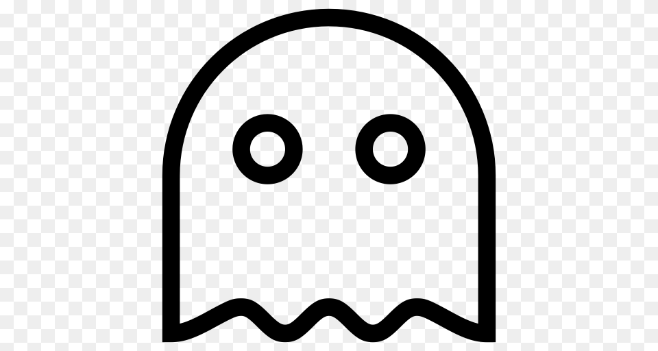 Ghosts Pacman Pacman Screen Icon With And Vector Format, Gray Free Transparent Png