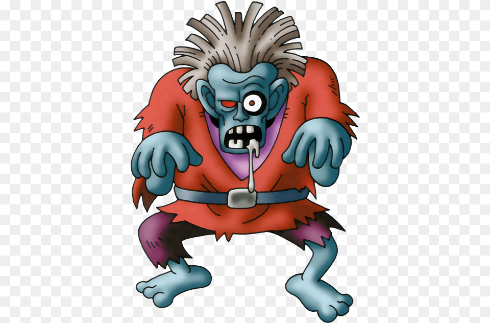 Ghoul Dragon Quest Zombie, Book, Comics, Publication, Baby Free Png