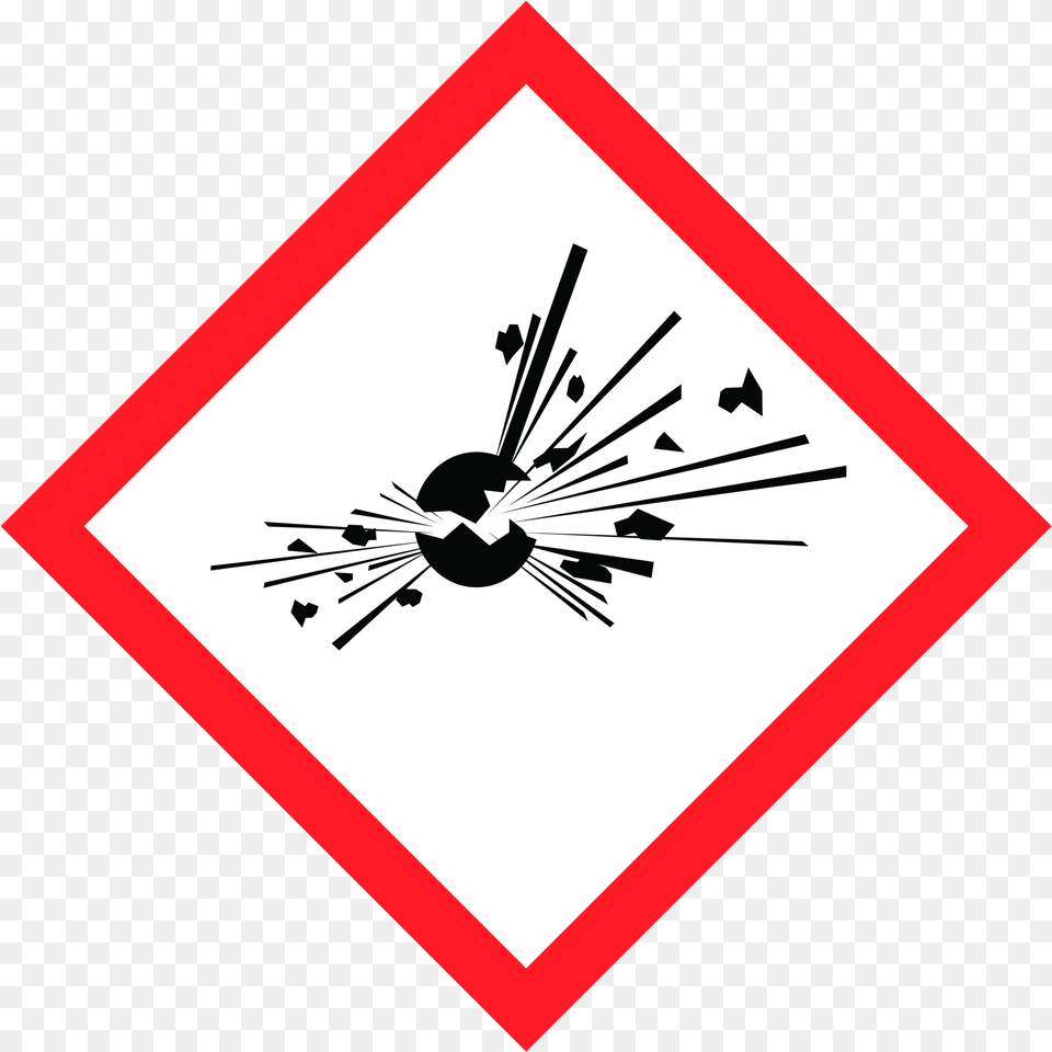 Ghs Hazard Pictograms For Ghs Explosive Pictogram, Sign, Symbol, Road Sign Png