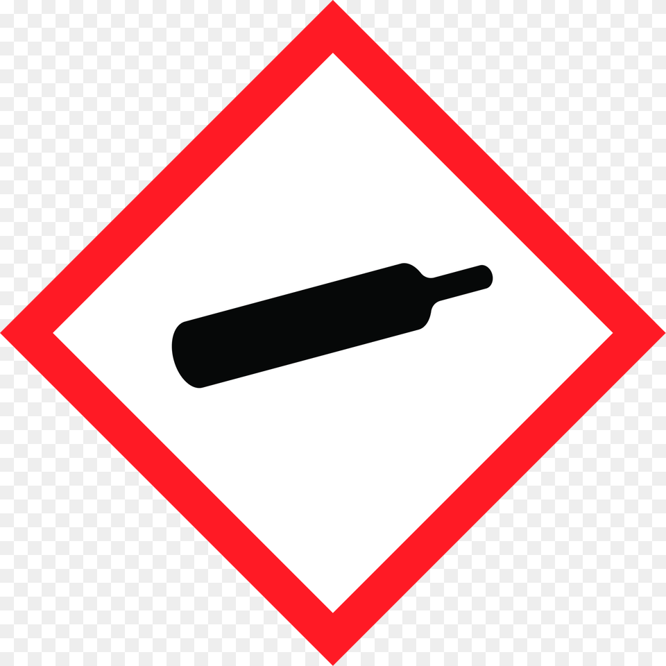 Ghs Pictograms Compressed Gas, Sign, Symbol, Road Sign Free Png