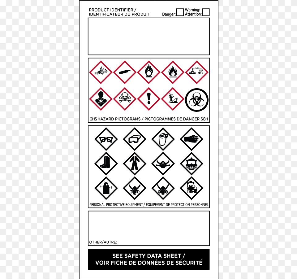 Ghs Workplace Safety Label, Sign, Symbol, Road Sign Free Png Download