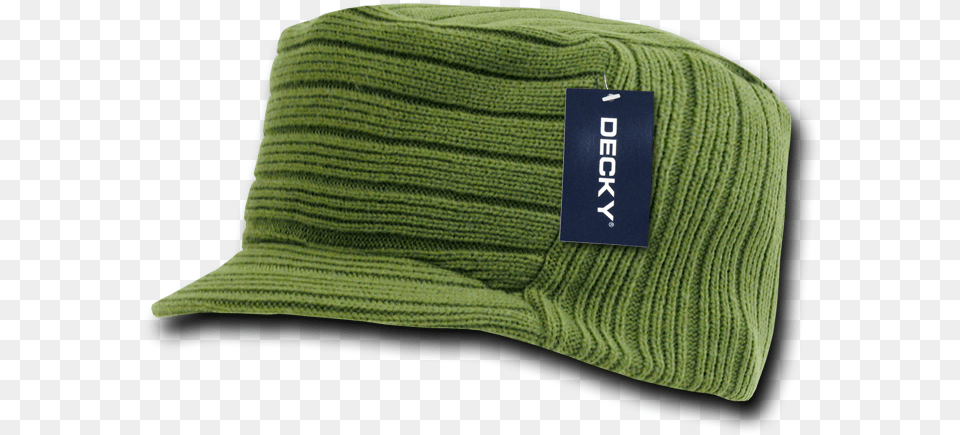 Gi Cadet Army Military Flat Top Jeep Beanies Beany Flat Visor Beanie Hat, Cap, Clothing, Knitwear, Sweater Png