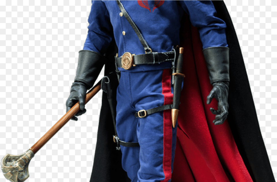 Gi Joe Cobra Commander Sixth Scale Figure By Sideshow Commander Cobra, Clothing, Coat, Adult, Male Png Image