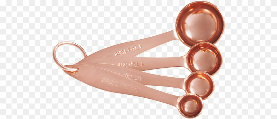 Giadzy Copper Plated Measuring Spoons, Chart, Cutlery, Plot, Spoon Free Png