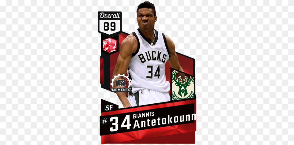 Giannis Antetokounmpo Willie Cauley Stein Nba2k, Clothing, Shirt, Adult, Advertisement Free Transparent Png