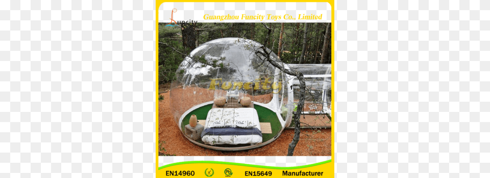Giant Advertising Inflatable Bubble Tent Clear Dome Bubble Camping, Photography, Garden, Outdoors, Nature Free Transparent Png