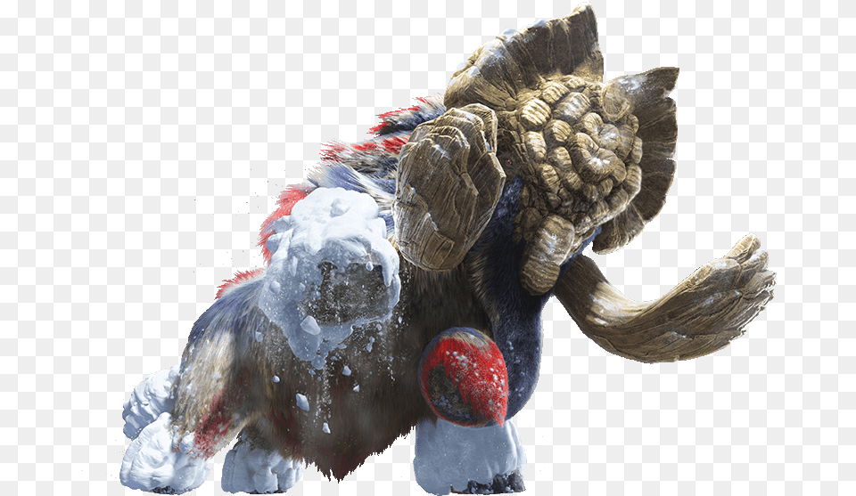Giant Beast Behemoth Immovable Mountain God Gammoth Monster Hunter World, Animal, Mammal, Moose, Wildlife Png Image