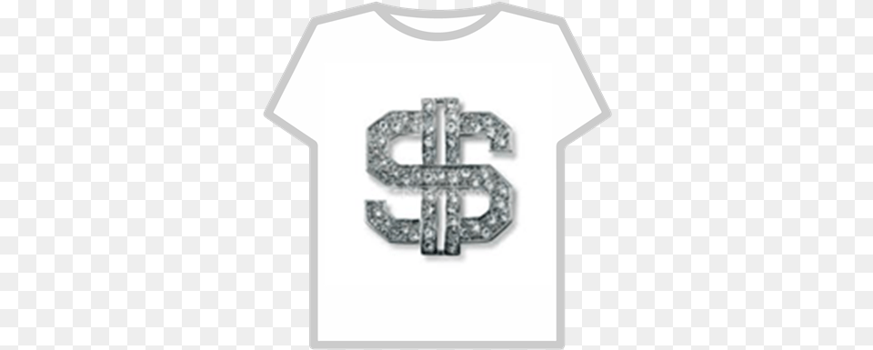 Giant Bling Dollar Sign Transparent Roblox Number, Accessories, Clothing, T-shirt, Jewelry Free Png Download