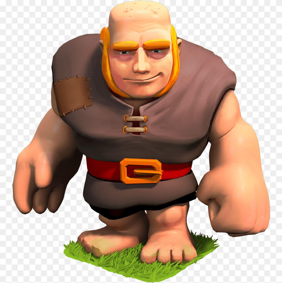 Giant Clipart Clash Clans Giant Clash Of Clans, Baby, Person, Face, Head Free Png