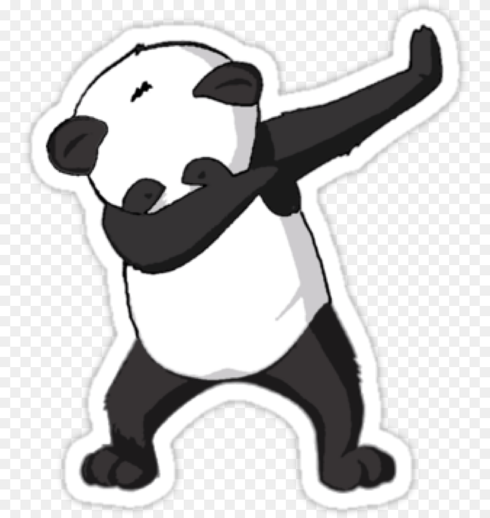 Giant Dab T Panda, Baby, Person, Stencil Png Image