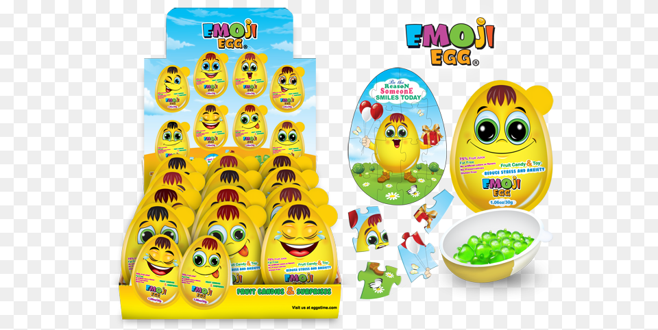 Giant Emoji Egg Surprise Cartoon, Indoors Free Transparent Png